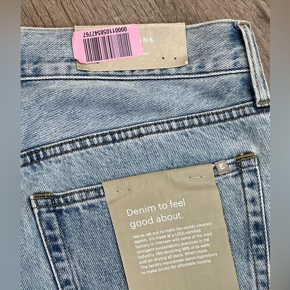 NWT Everlane Size 27 The Rigid Slouch Jean Vintage Sky Blue High Rise Denim - Picture 10 of 15